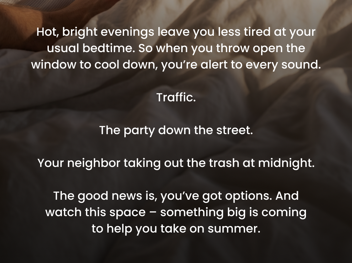 You're got options for better sleep