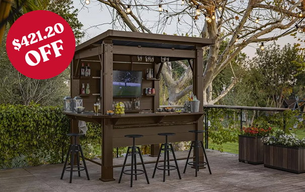 Signature 7.5x6.5 Bar Gazebo