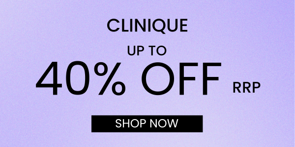 Clinique up to 40% off