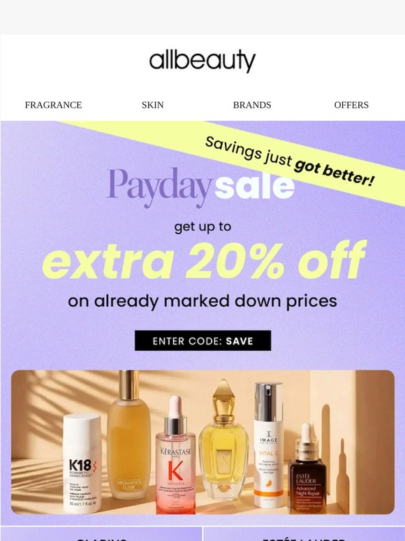 Payday Sale Is Here!