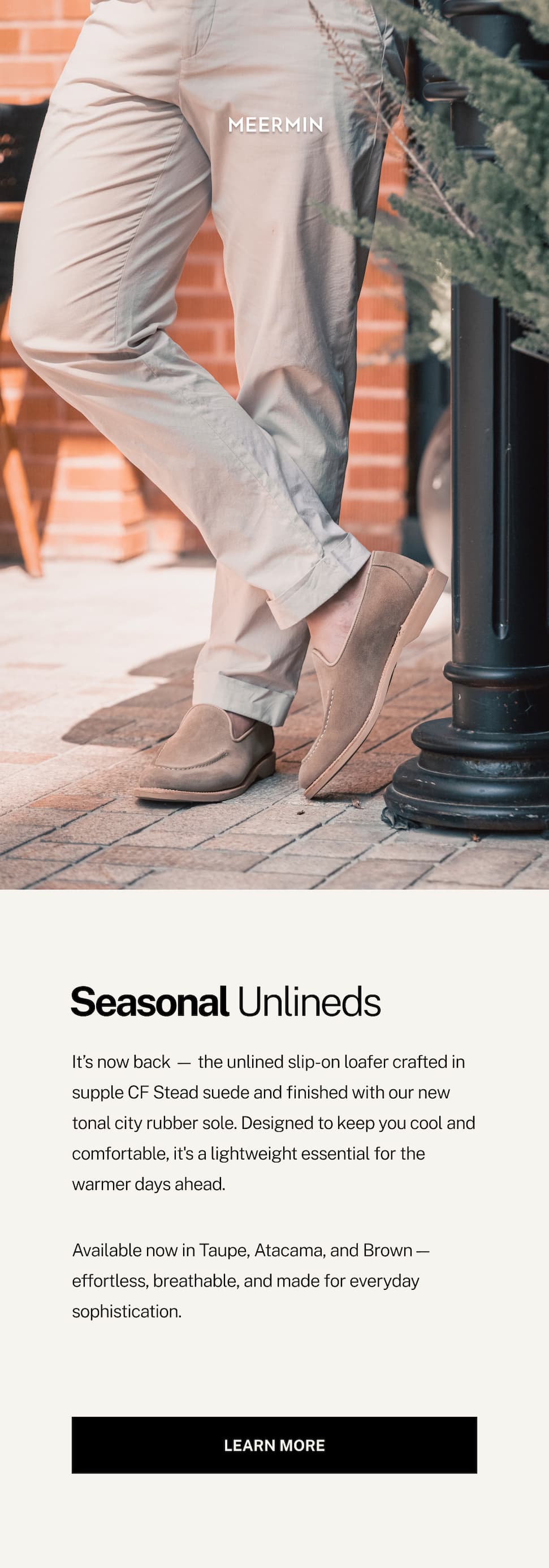 Unlined Loafers