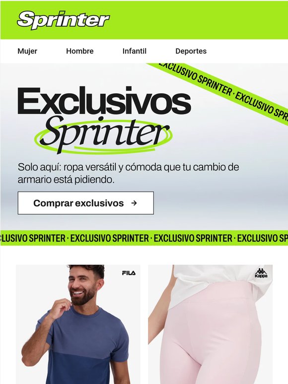 Exclusivos solo en Sprinter ⭐
