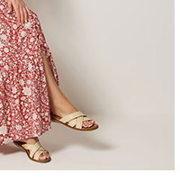 Berry Red Floral Tie Waist Maxi Dress