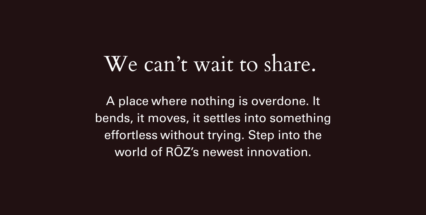 We can't wait to share.