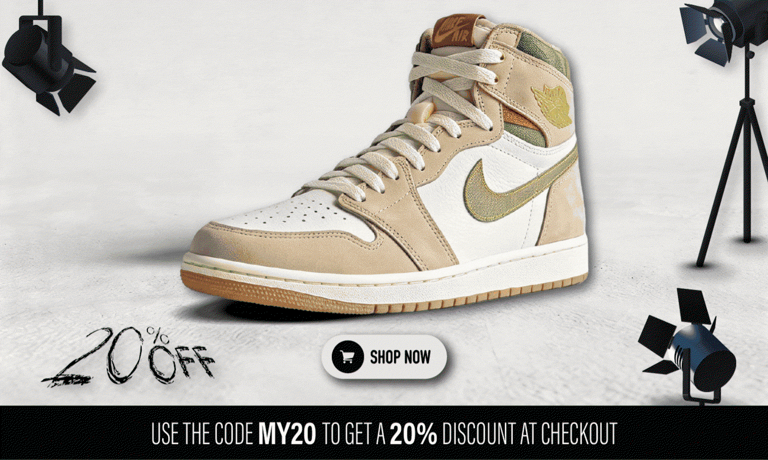 20% OFF SALE NIKES JORDANS ADIDAS AND MORE