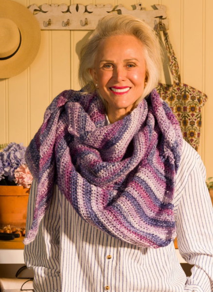 Free Grow As You Go Crochet Shawl Pattern