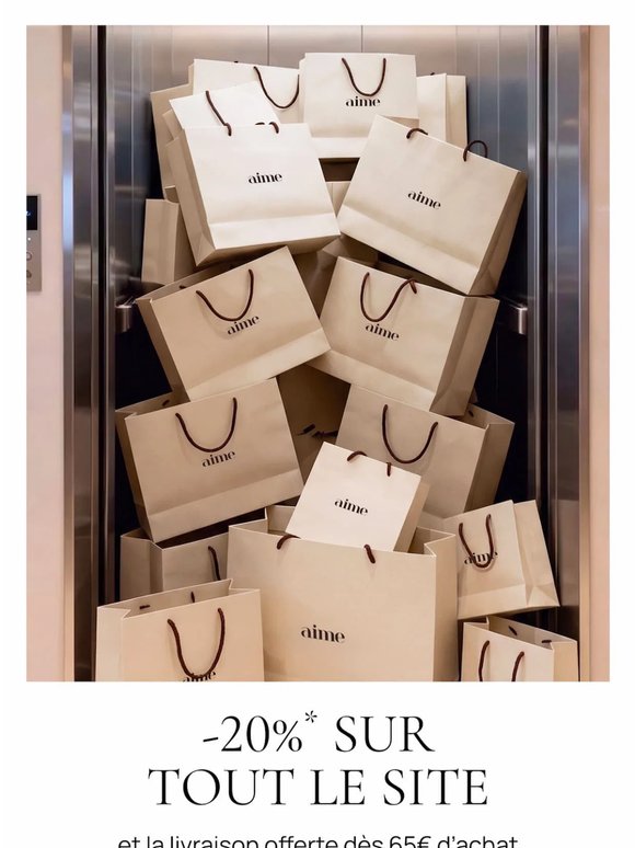 -20% sur tout le site