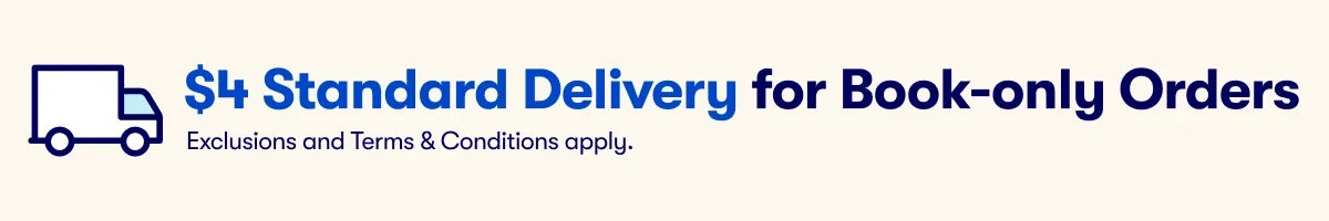 $4 Standard Delivery for Book-only Orders | Exclusions and Terms & Conditions apply.