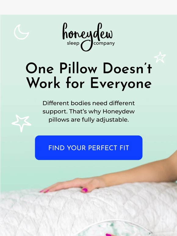 One Pillow for Everyone? Nope.