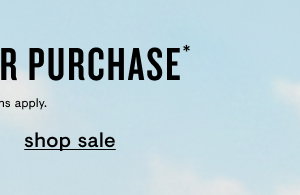 Shop sale