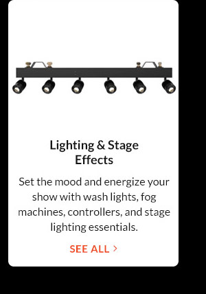 Lighting & Stage Effects | See All