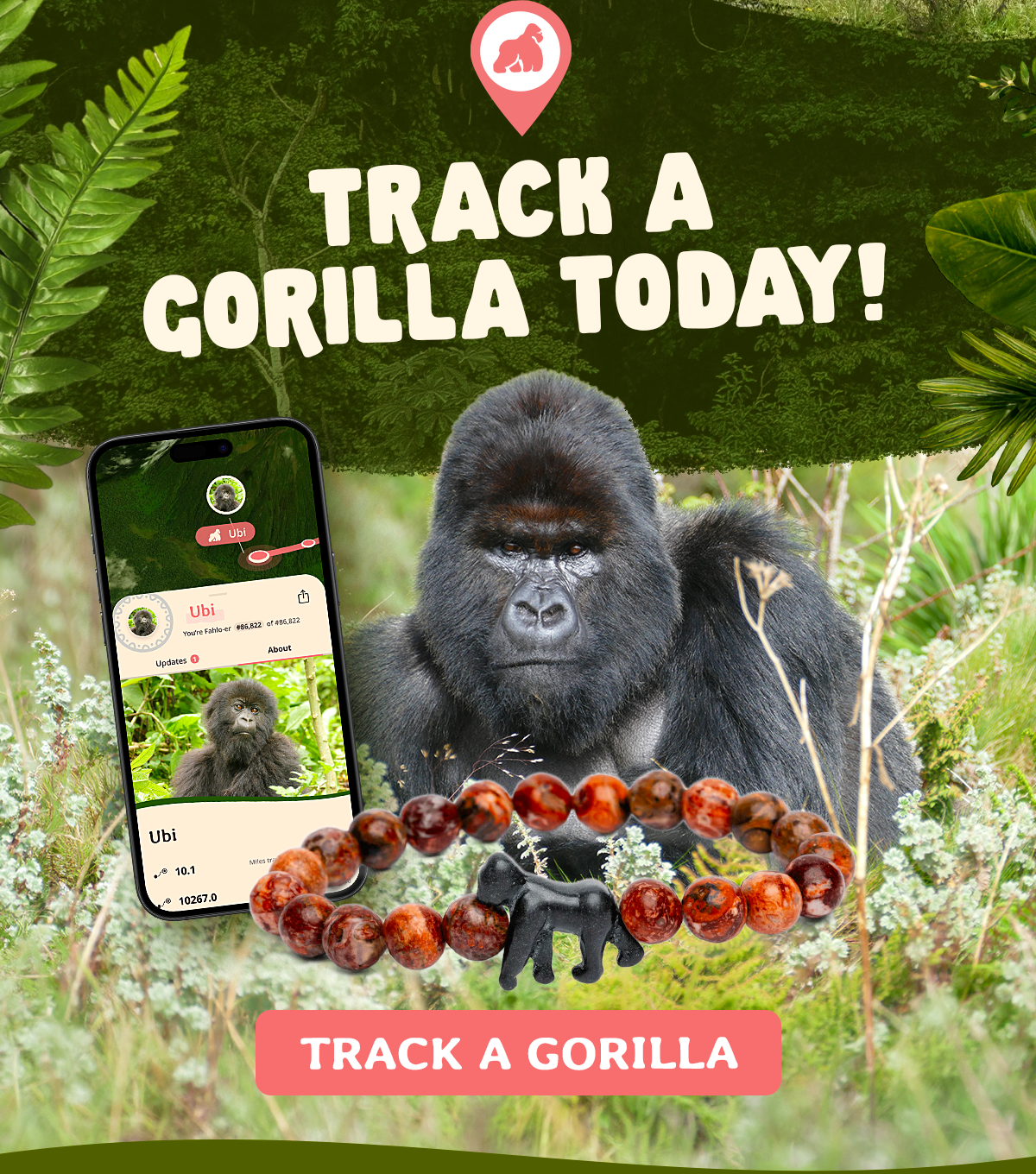 Track a real life gorilla today! Gorillas are available for a limited time during Season 0: Origins.