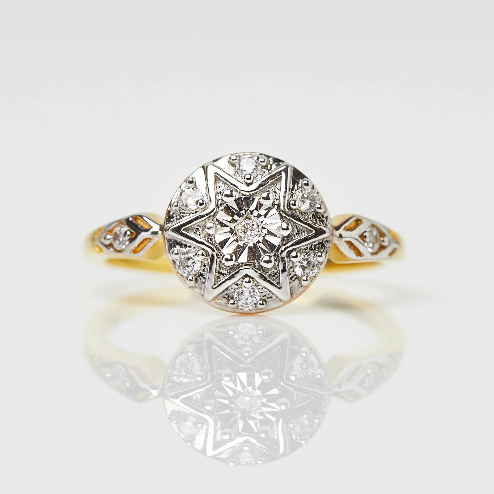 Image of Vintage Star Compass Ring
