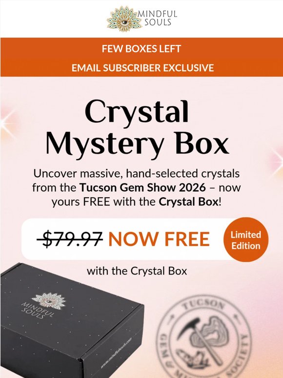Your FREE Crystal Box Is HERE!! 😍