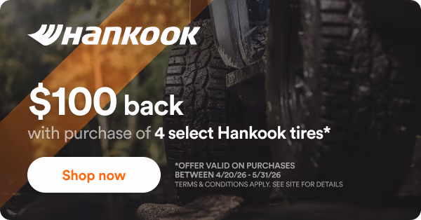 Hankook: Up to $100 off