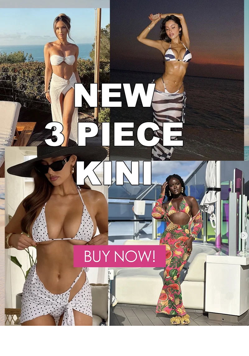New 3 Piece Bikinis!