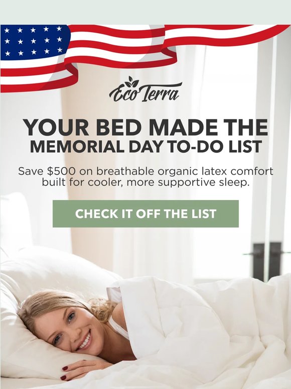 Your Bed Made the List
