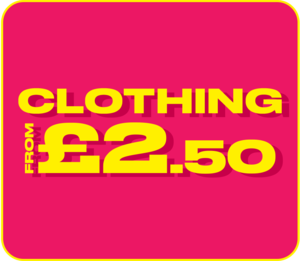 Clothing from £2.50