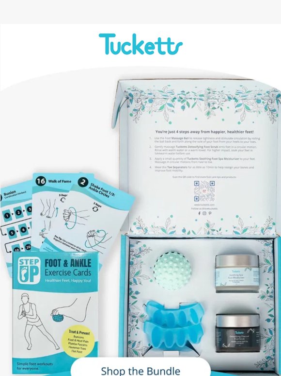 The ‘start here’ foot-care setup customers love