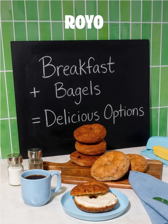 Breakfast + Bagels = ❤️