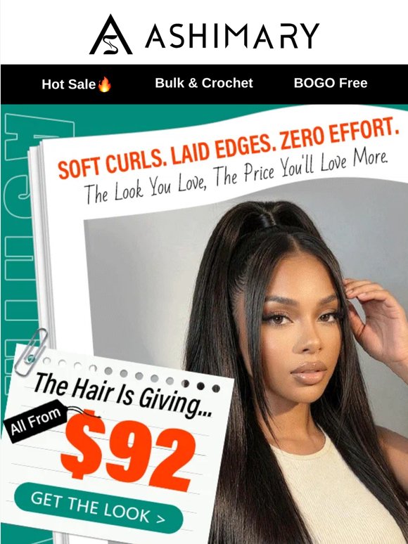 The Hair? 10/10. The Price? Even Better.😉