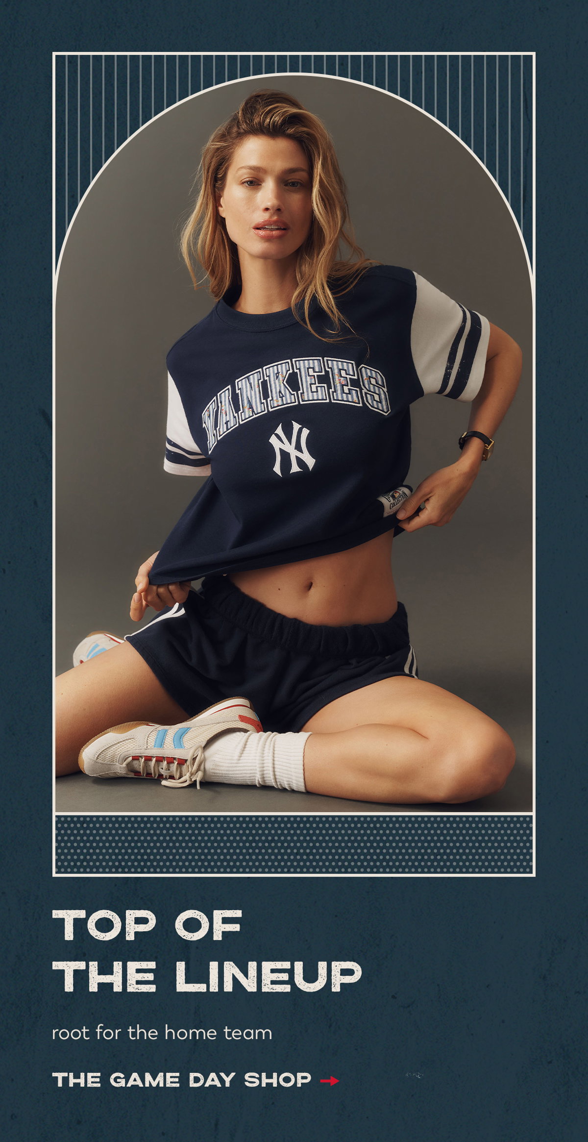 top of the lineup, root for the home team, the game day shop