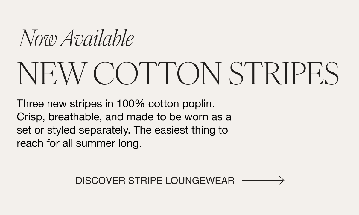 New: Cotton Stripes