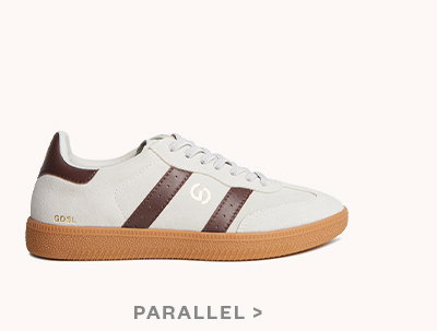 Parallel Sneaker - Bone Suede/Walnut Leathe