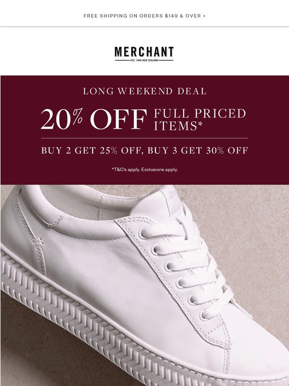 Your Sneaker Faves Are 20% Off!