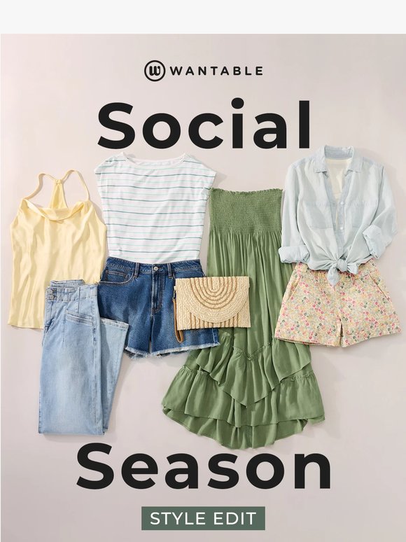 your wardrobe’s best season yet ✨