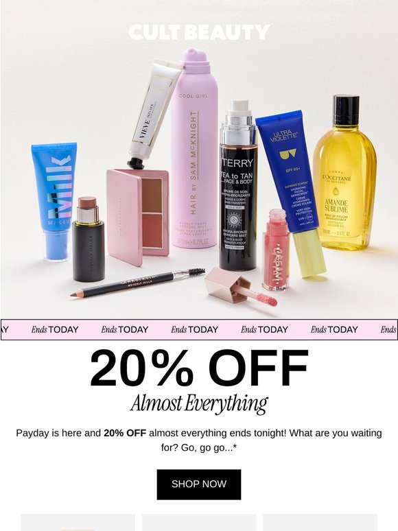 Payday treat? 20% OFF