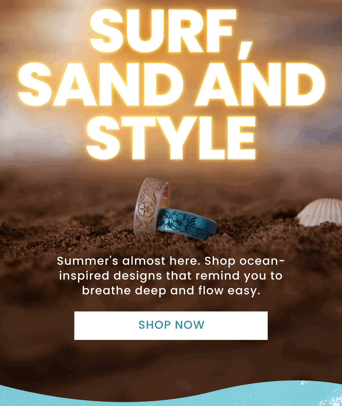 Surf, Sand and Style | Summer's almost here. Shop ocean-inspired designs that remind you to breathe deep and flow easy. | Shop Now