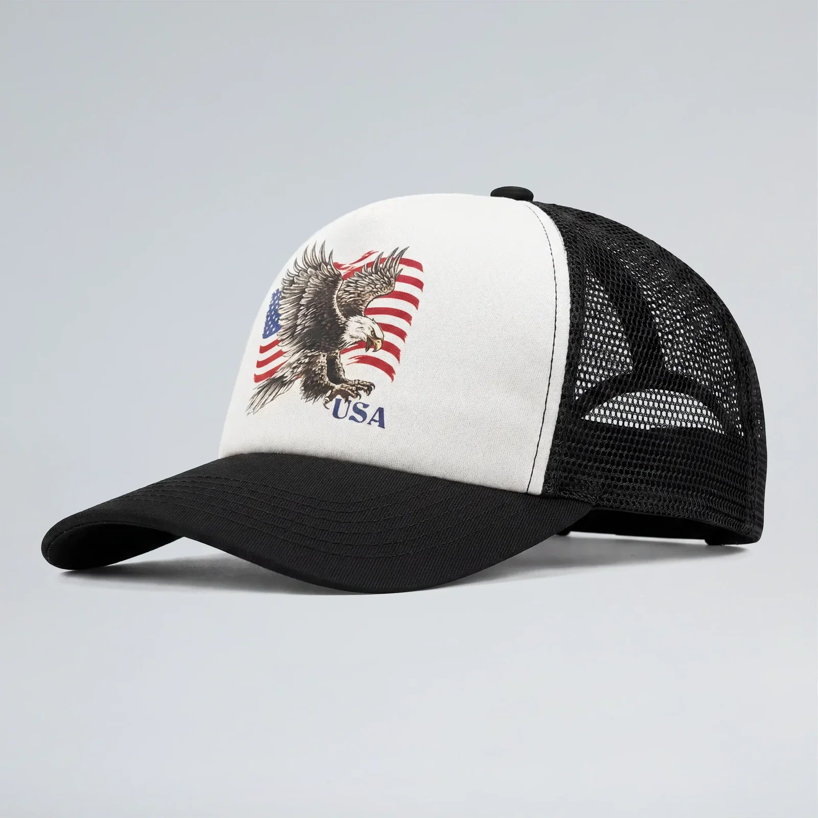 Image of Trucker Snapback | Freedom Eagle | Brilliant White, Anthracite
