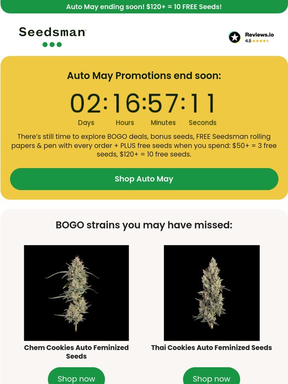 Auto May deals are waiting—offers ending soon