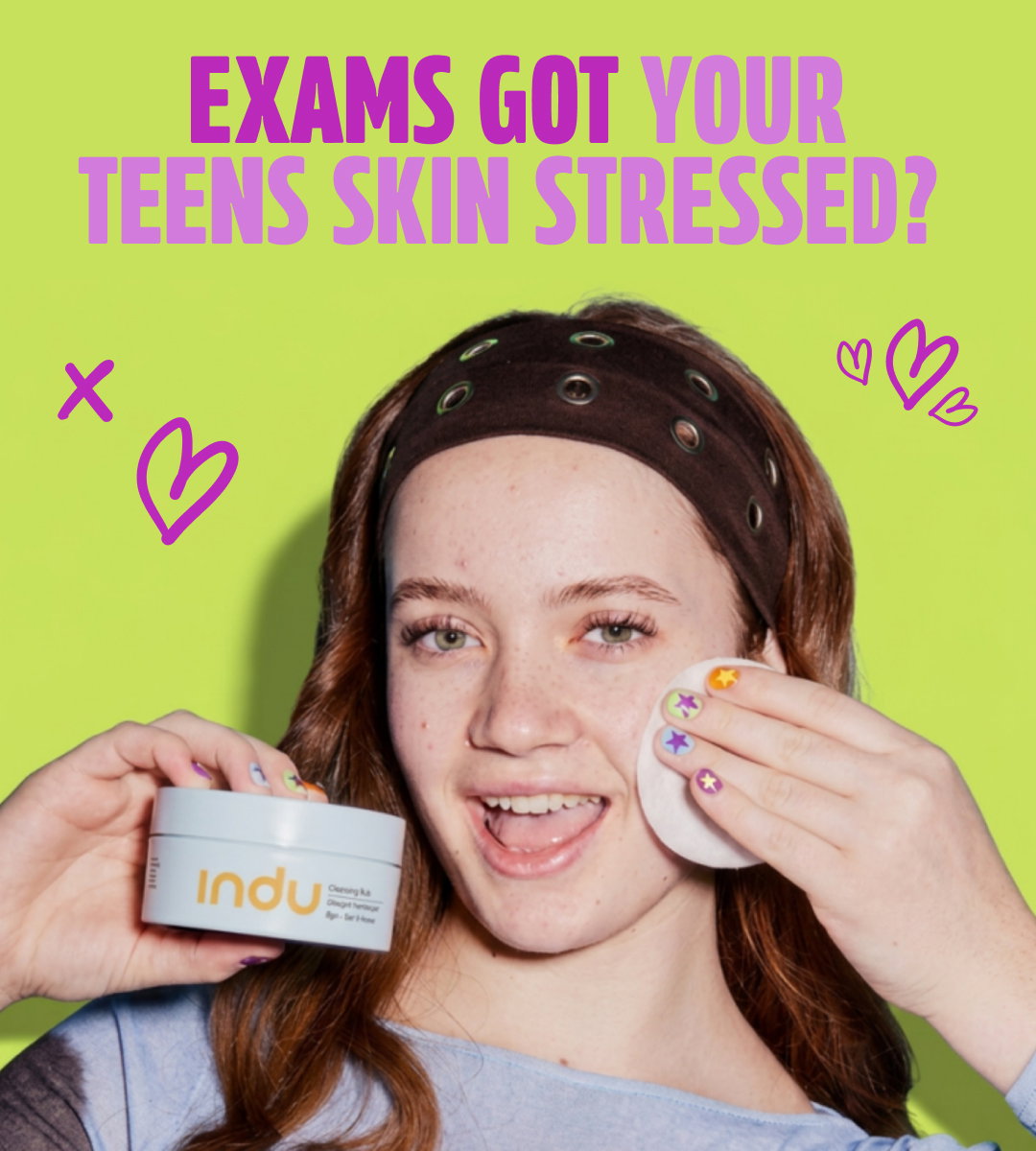 Exams got your teens skin stressed?