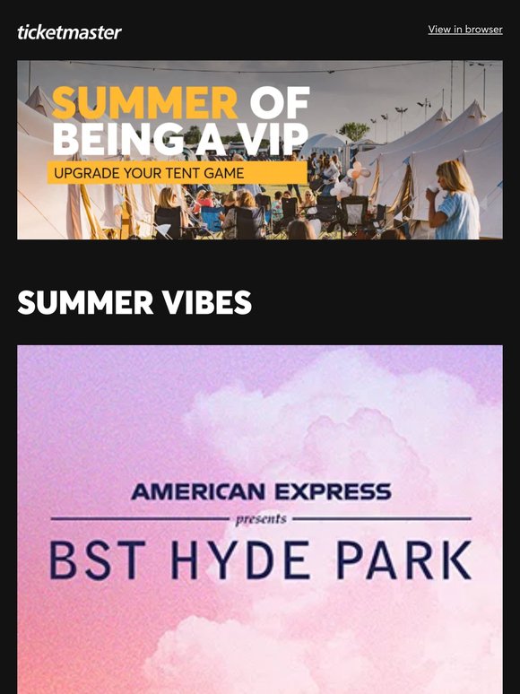 It's your summer for being a VIP! ☀️