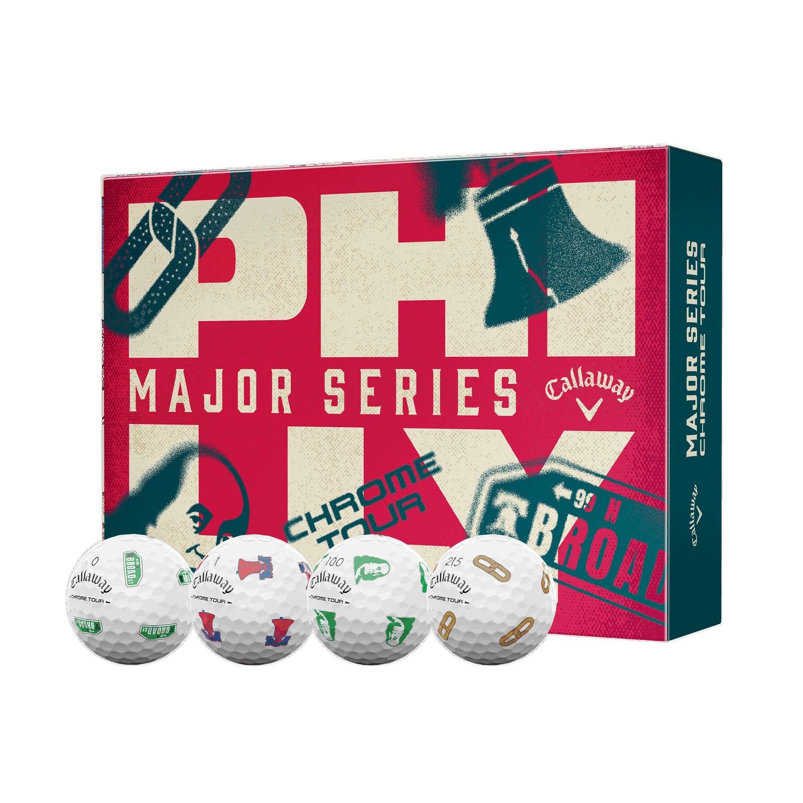 Chrome Tour Major Series: May Major Golf Balls