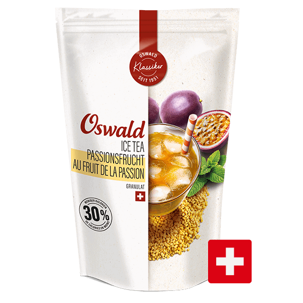 Kleiner Beutel Ice Tea Passionsfrucht, Ice Tea, Oswald