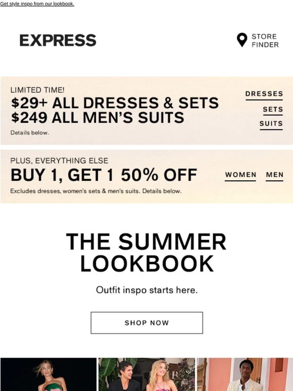 BOGO 50% off everything you need for summer
