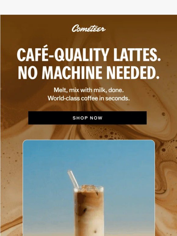 The at-home latte that actually tastes good