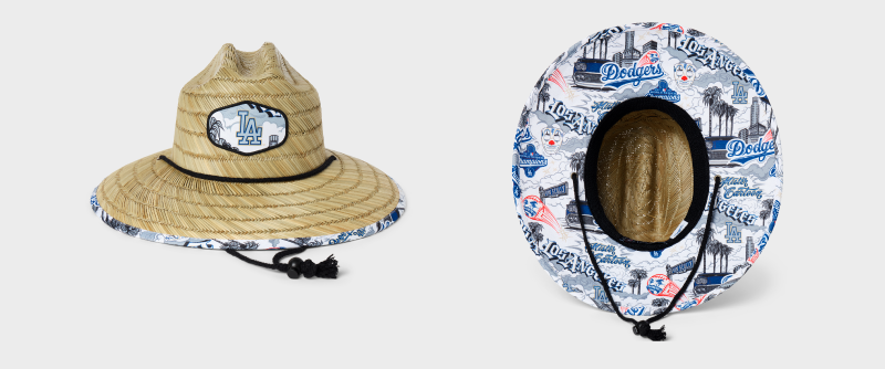 MLB® Los Angeles Dodgers X Mister Cartoon Straw Hat