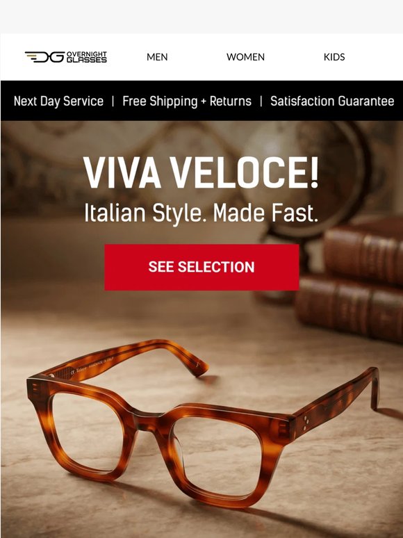 🇮🇹 New Italian frames from Veloce in store now