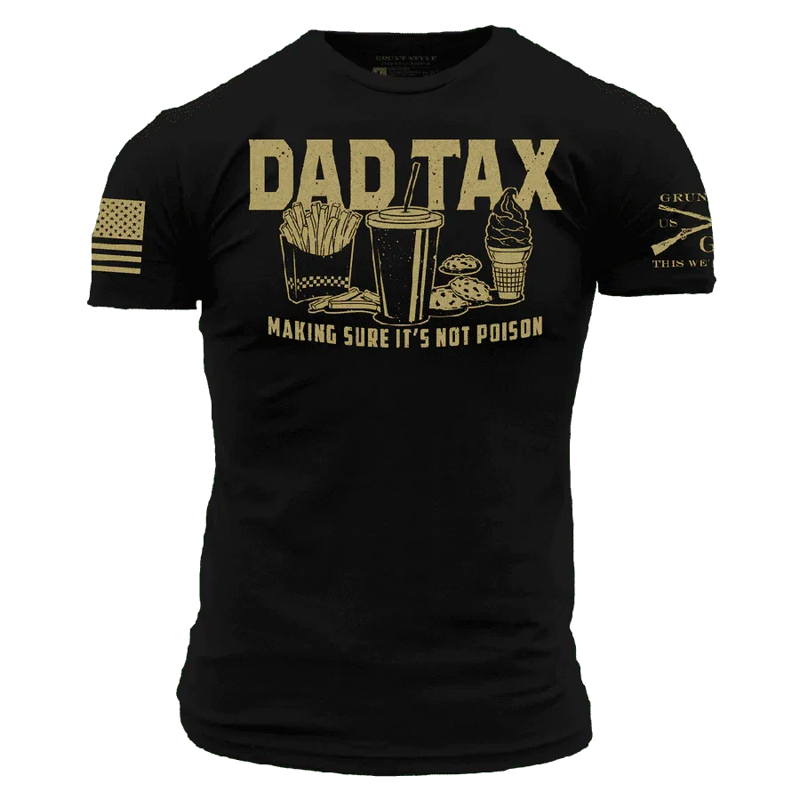 Image of Dad Tax T-Shirt - Black