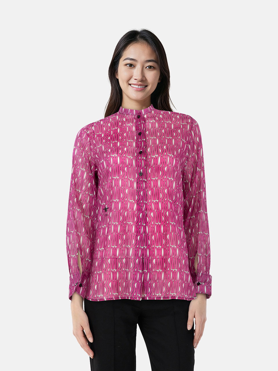 Image of Purple Monogram Blouse