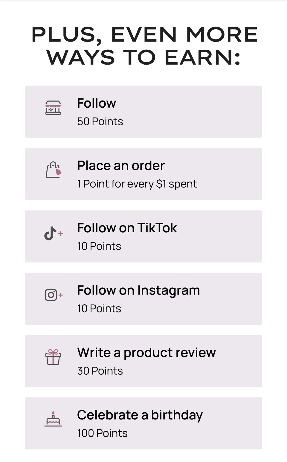 More Ways to Earn
