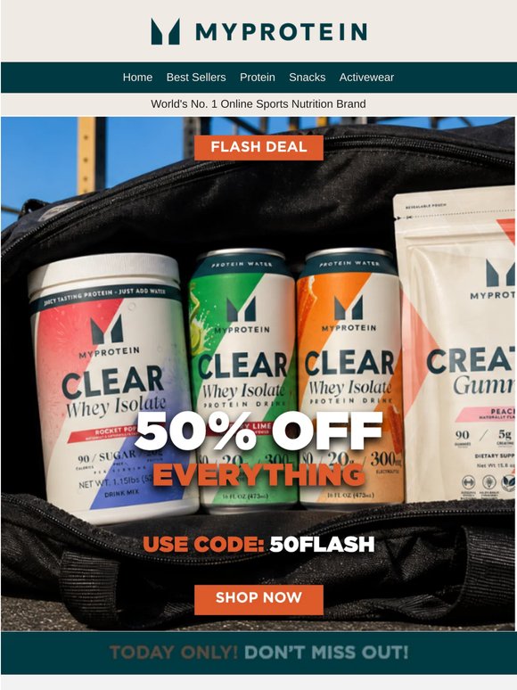 FLASH SALE 🔥 50% OFF EVERYTHING