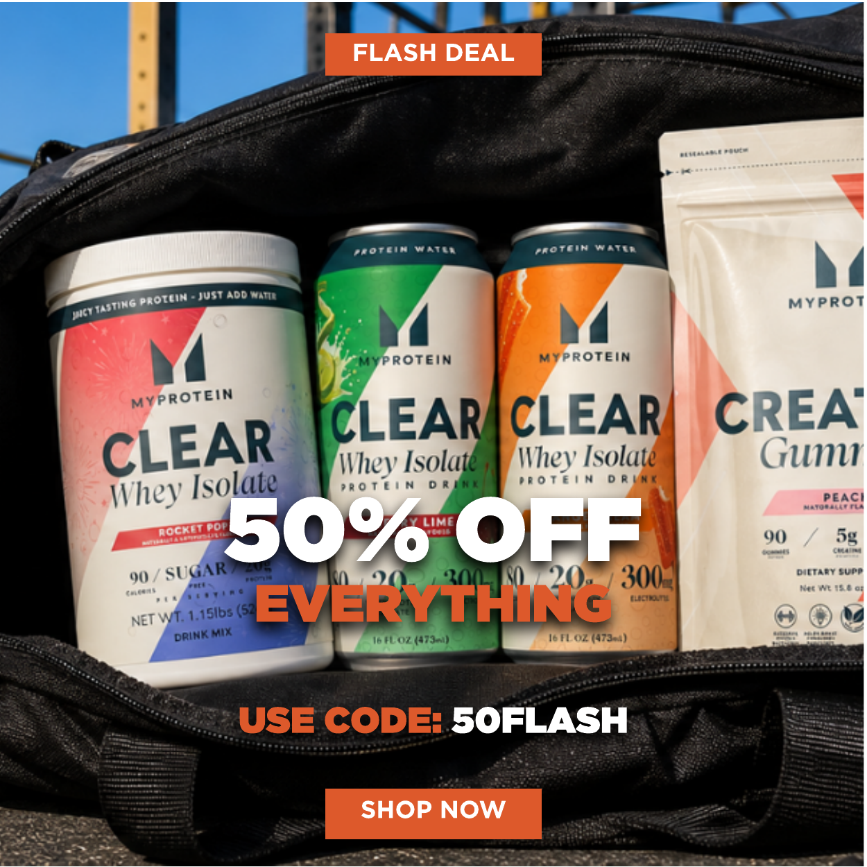 save 50% on everything