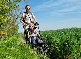 1,4 miljoen Nederlanders met een lichamelijke beperking kunnen nu ook het Pieterpad beleven.