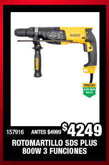 ROTOMARTILLO SDS PLUS 800W 3 funciones