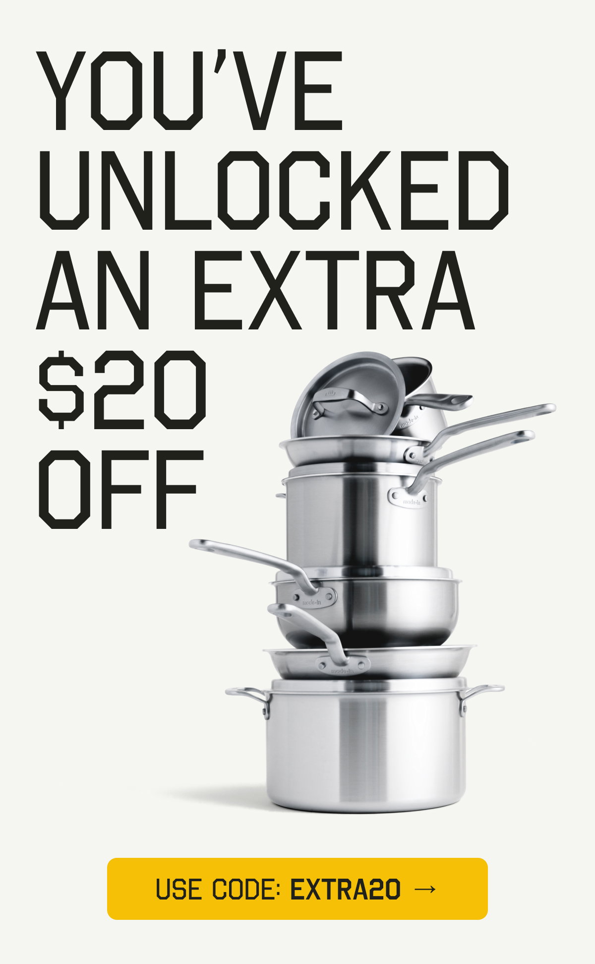 You've Got $20 Off